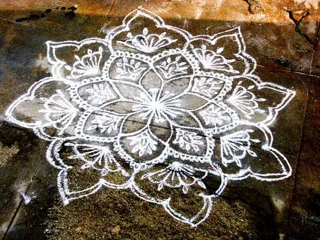 Immagine titolata Rangoli