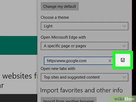 Immagine titolata Change Your Homepage in Microsoft Edge Step 13