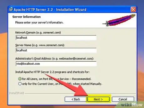 Immagine titolata Install the Apache Web Server on a Windows PC Step 10