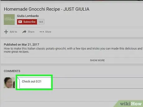 Immagine titolata Link to a Certain Time in a YouTube Video's Comment Box Step 11