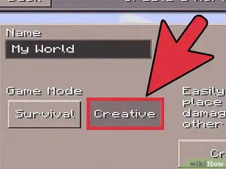 Immagine titolata Use Seeds in Minecraft PE Step 1