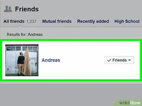 Immagine titolata Find Out Who Has Blocked You on Facebook Step 11