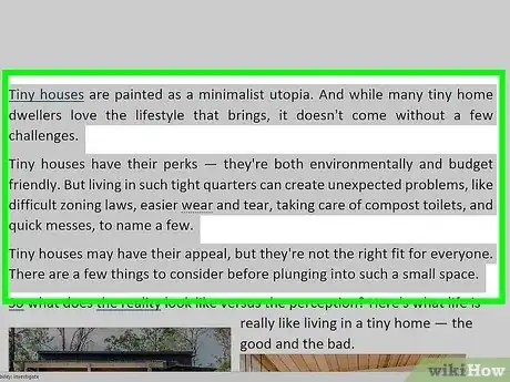 Immagine titolata Add a Bookmark in Microsoft Word Step 1