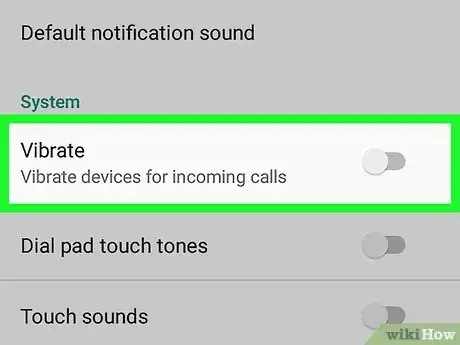 Immagine titolata Turn Off Vibrate on Android Step 4