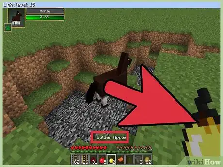 Immagine titolata Tame a Horse in Minecraft Step 5