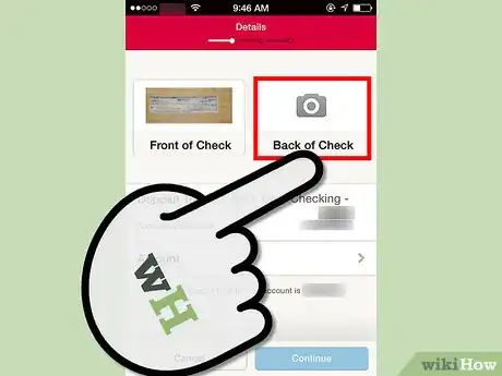 Immagine titolata Deposit Checks With the Bank of America iPhone App Step 8