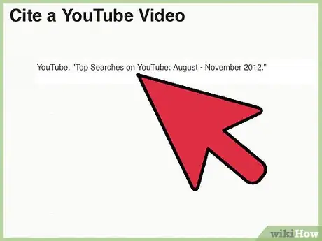 Immagine titolata Cite a YouTube Video Step 7