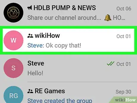 Immagine titolata Pin Telegram Messages on Android Step 2