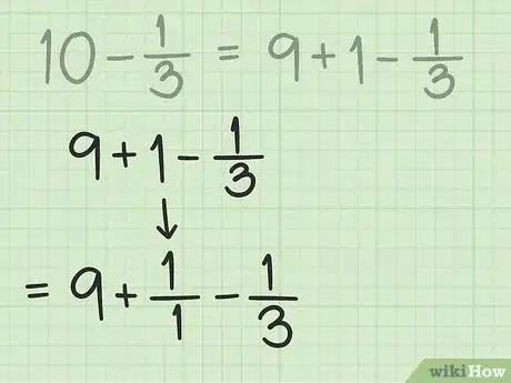 Immagine titolata Subtract Fractions from Whole Numbers Step 8