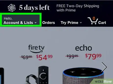 Immagine titolata Hide Amazon Orders Step 2