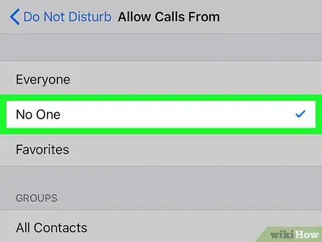 Immagine titolata Block All Incoming Calls on iPhone or iPad Step 5