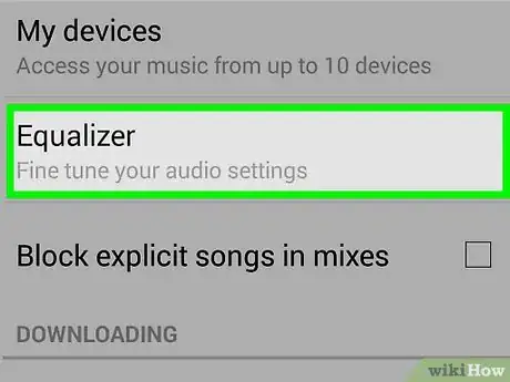 Immagine titolata Change the Equalizer on Google Play Music on Android Step 4