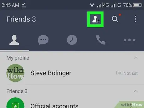 Immagine titolata Add a Line Contact on Android Step 13
