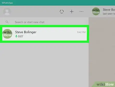 Immagine titolata Save an Audio Message from WhatsApp to Your Desktop Computer Step 2