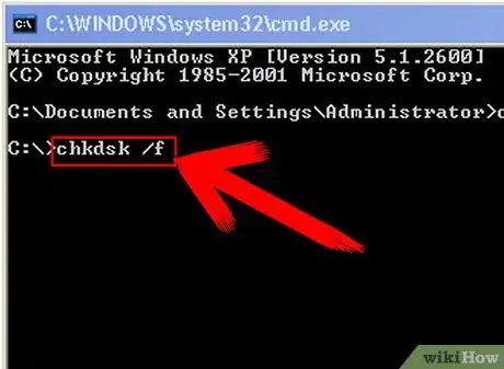 Immagine titolata Run a Chkdsk Function on Windows XP Step 8