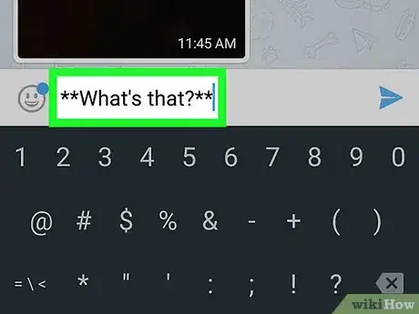 Immagine titolata Type Bold Text on Telegram on Android Step 5