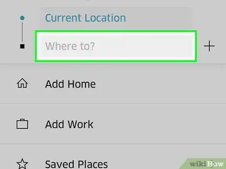 Immagine titolata Share Your Location on Uber Step 3