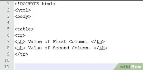 Immagine titolata Create a Table in HTML Code Step 14
