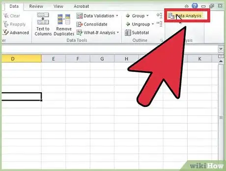 Immagine titolata Run a Multiple Regression in Excel Step 4