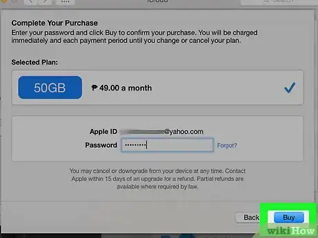 Immagine titolata Change Your iCloud Storage Plan Step 17