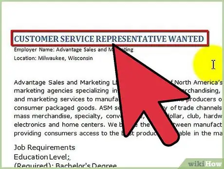 Immagine titolata Create a Help Wanted Ad Step 1