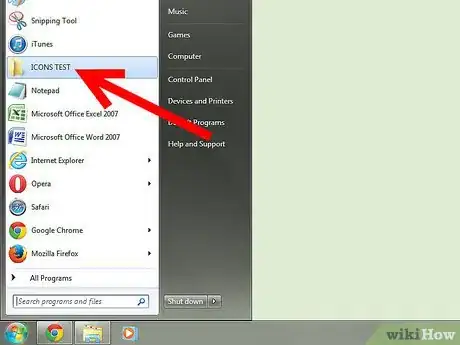 Immagine titolata Add a Folder to Start Menu Step 3Bullet1