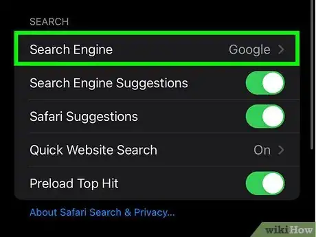 Immagine titolata Change Safari Search Engine Step 3