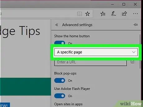 Immagine titolata Change Your Homepage in Microsoft Edge Step 5