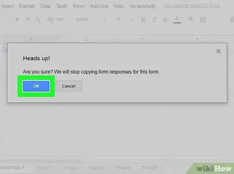 Immagine titolata Unlink a Form on Google Sheets Step 5