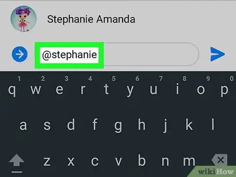 Immagine titolata Tag Someone in Facebook Messenger on Android Step 4
