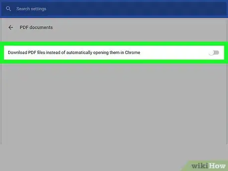 Immagine titolata Enable and Disable Chrome PDF Viewer on PC or Mac Step 7