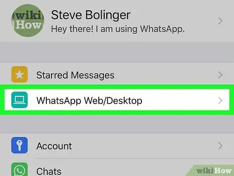 Immagine titolata Scan a QR Code on WhatsApp Step 4