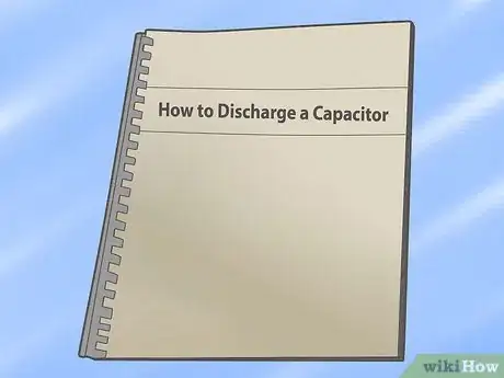 Immagine titolata Discharge a Capacitor Step 1