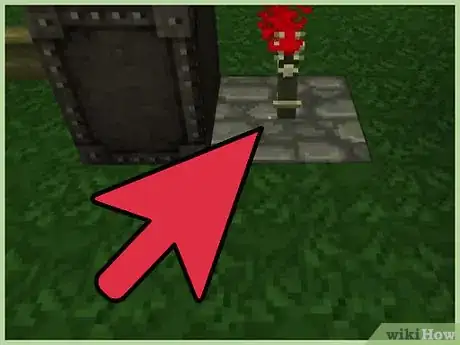 Immagine titolata Make an Automatic Piston Door in Minecraft Step 4
