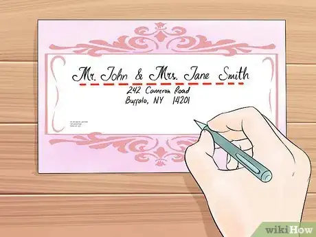 Immagine titolata Address Wedding Invitations Step 7