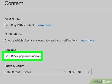 Immagine titolata Stop Pop Ups on a Mac Step 21