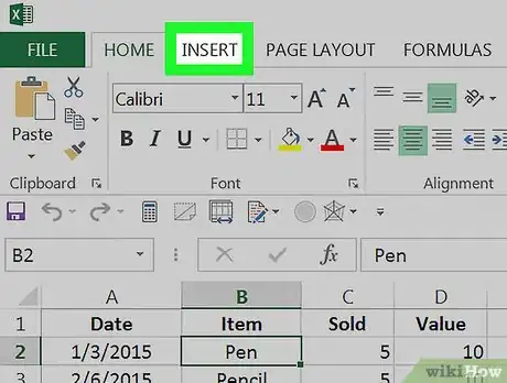 Immagine titolata Insert Arrows in Excel on PC or Mac Step 4