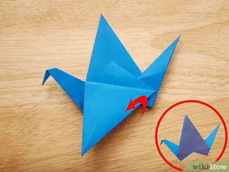 Immagine titolata Make an Origami Flying Bird Step 18