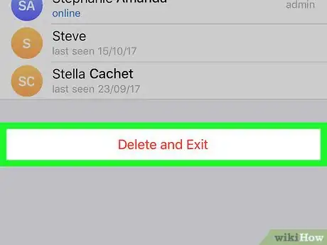 Immagine titolata Leave a Telegram Group on iPhone or iPad Step 6