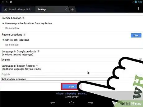 Immagine titolata Disable Google Safe Search on Android Step 9