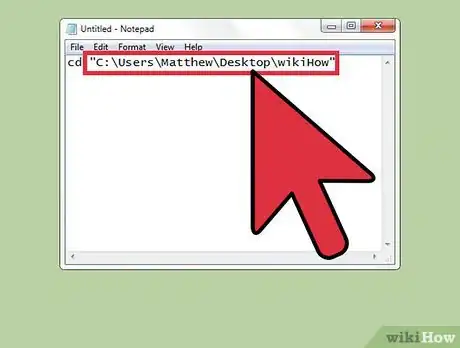 Immagine titolata Delete a File in Microsoft Windows Using Batch Files Step 5