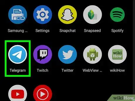 Immagine titolata Save Photos on Telegram on Android Step 1