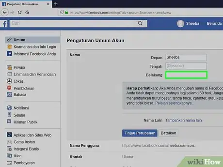 Immagine titolata Make a Single Name Account on Facebook Step 13