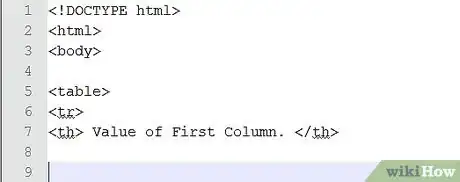 Immagine titolata Create a Table in HTML Code Step 11