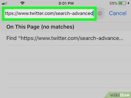Immagine titolata See Old Tweets on iPhone or iPad Step 2