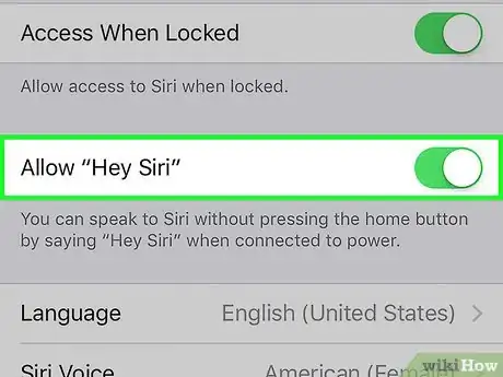 Immagine titolata Use Hey Siri on an iPhone Step 3
