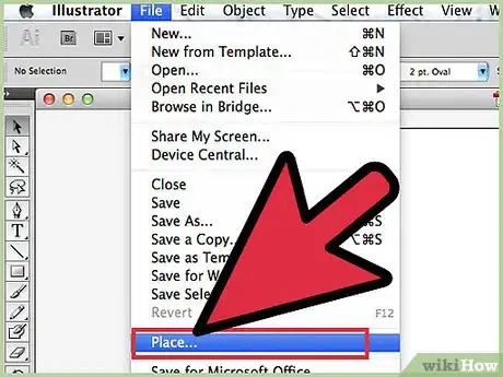 Immagine titolata Use Adobe Illustrator Live Trace Step 1