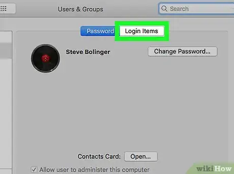 Immagine titolata Stop an Application from Opening at Startup With Mac OS X Step 4