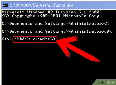 Immagine titolata Run a Chkdsk Function on Windows XP Step 7