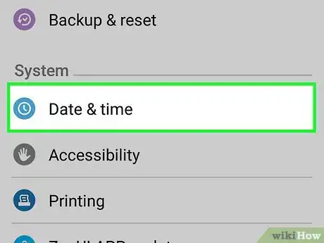 Immagine titolata Change Date and Time on an Android Phone Step 3